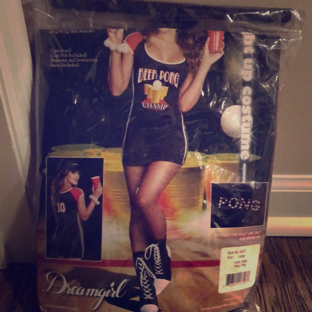 Beer pong girl costume